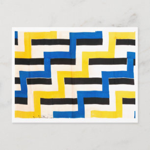 Simultaneous Fabric   Sonia Delaunay   Postcard