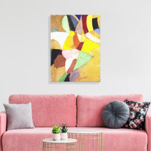 Simultaneous Solar Prisms   Sonia Delaunay   Canvas Print