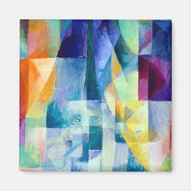 Simultaneous windows by Robert Delaunay Magnet (Front)