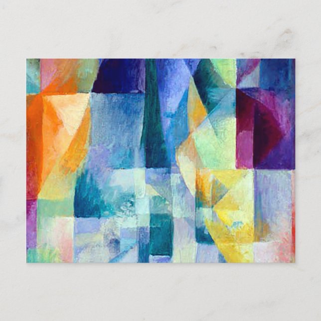 Simultaneous windows by Robert Delaunay Postcard (Front)