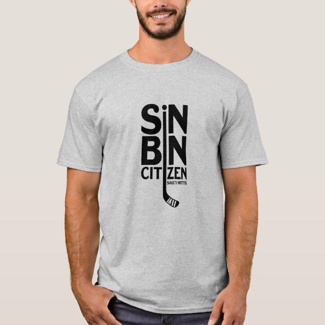 Sin Bin Hockey T-Shirt (Front)