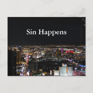 Sin Happens Postcard
