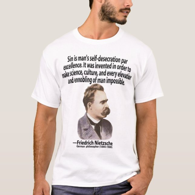 Sin is mans self-desecration T-Shirt (Front)