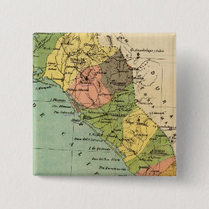 Sinaloa, Mexico 15 Cm Square Badge