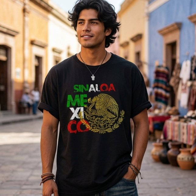 Sinaloa Mexico Flag shirt tshirt (Sinaloa Mexico Flag T-Shirt)