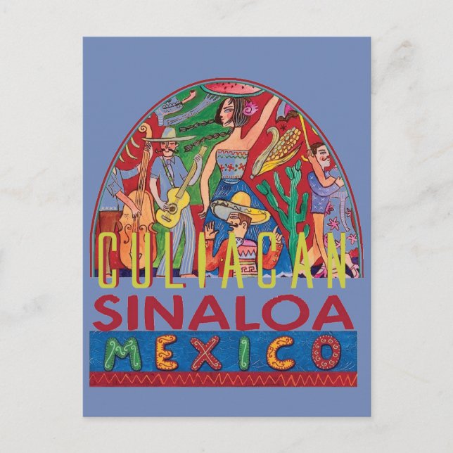 SINALOA Mexico Postcard (Front)