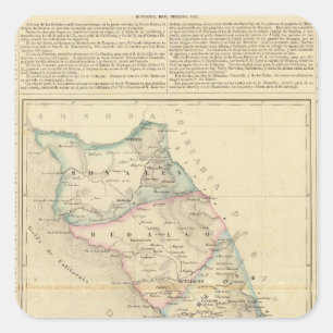 Sinaloa, Mexico Square Sticker