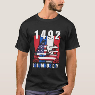 since 1492 Columbus Day Retro Vintage T-Shirt