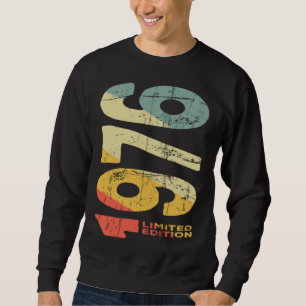 Since 1976 Year 1976 Birth Vintage Aesthetic 1976  Sweatshirt