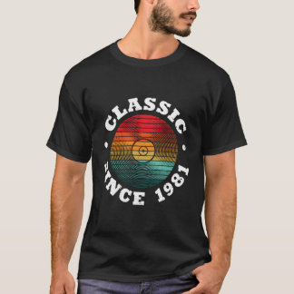 Since 1981 Vinyl Record Music T-Shirt