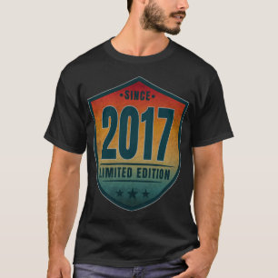 Since 2017 Limited Edition Vintage Retro Sunset  T-Shirt