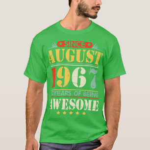 Since August 1967 Happy Birthday 53 Years Of Being T-Shirt