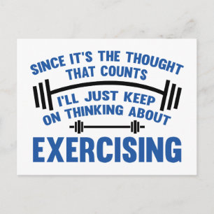 Since It's The Thought That Counts I'll Just Keep Postcard