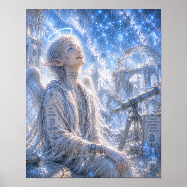 Sincere Admiration / Angel / Star Observatory Poster (Front)