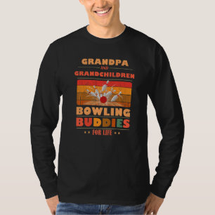 Sincere Grandchildren GRANDPA Buddies For Life Bow T-Shirt