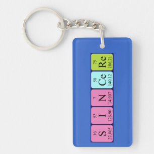 Sincere periodic table name keyring