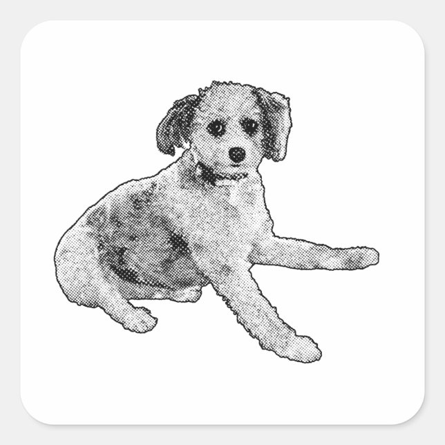 Sincere Signal, Pure Line Square Sticker (Front)