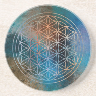 Sincerity – Flower of Life Coaster
