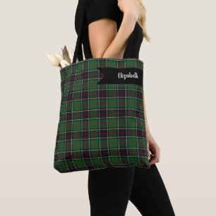Sinclair Clan Hunting Tartan Variant Plaid Tote Bag