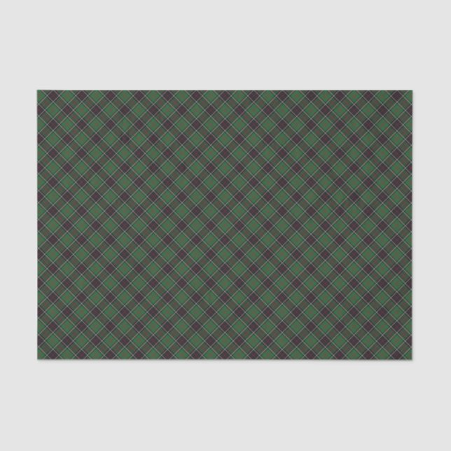 Sinclair Clan Tartan Plaid Pattern Tissue Paper (Front)