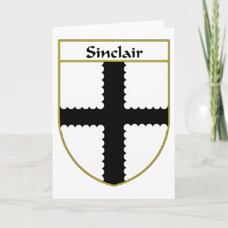 Sinclair Coat of Arms/Family Crest Holiday Card