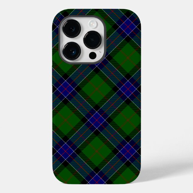 Sinclair tartan blue green plaid Case-Mate iPhone case (Back)