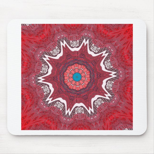 Sindh ethnic tribal pattern.jpg mouse pad (Front)