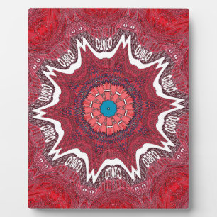 Sindhi Ethnic Tribal Pattern Art Print Plaque