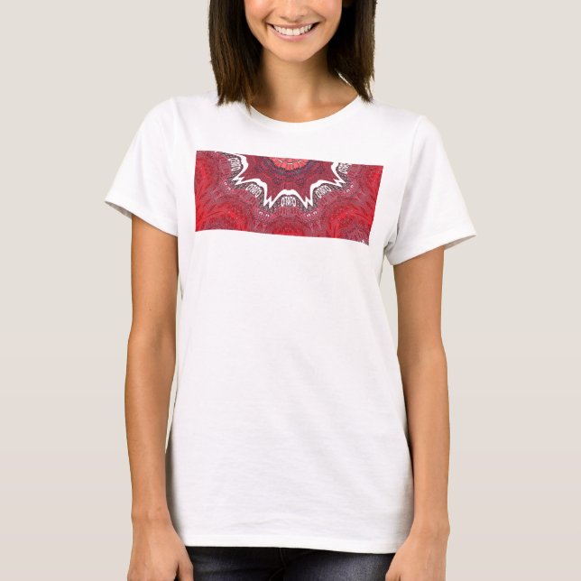 Sindhi Ethnic Tribal Pattern Art Print T-Shirt (Front)
