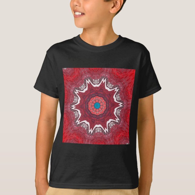 Sindhi Ethnic Tribal Pattern Art Print T-Shirt (Front)
