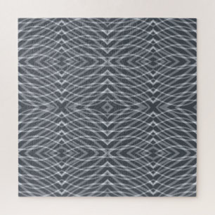 Sine Wave Pulse Signal Modern Abstract Art Design Jigsaw Puzzle