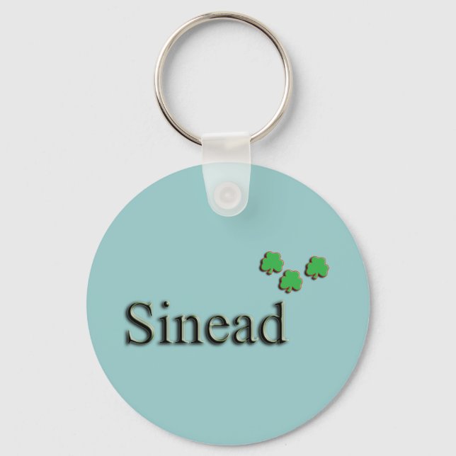 Sinead Irish Name Key Ring (Front)
