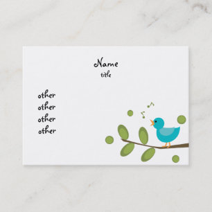 Sing-a-Song Bird Business Card