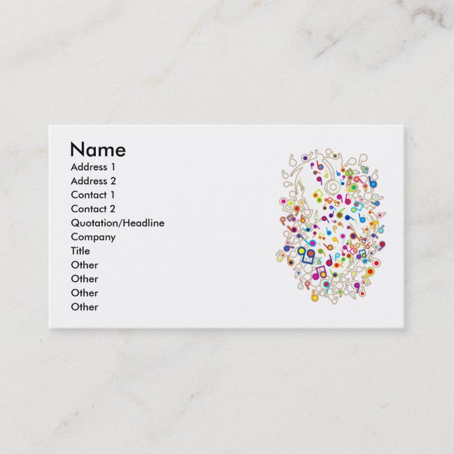 Sing_A_Song Business Card (Front)