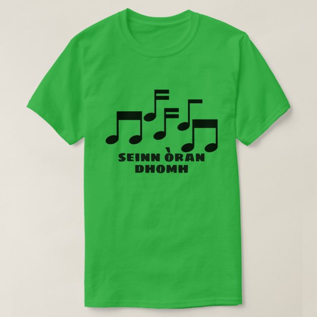Sing a song for me in Scottish Gaelic T-Shirt (Design Front)