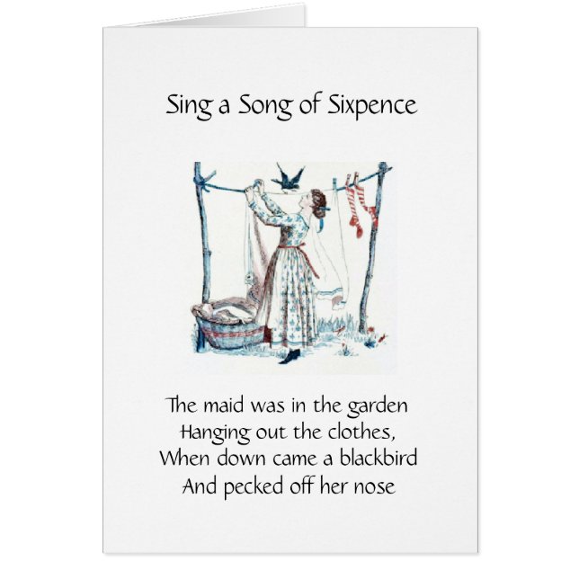 Sing a Song of Sixpence (Front)