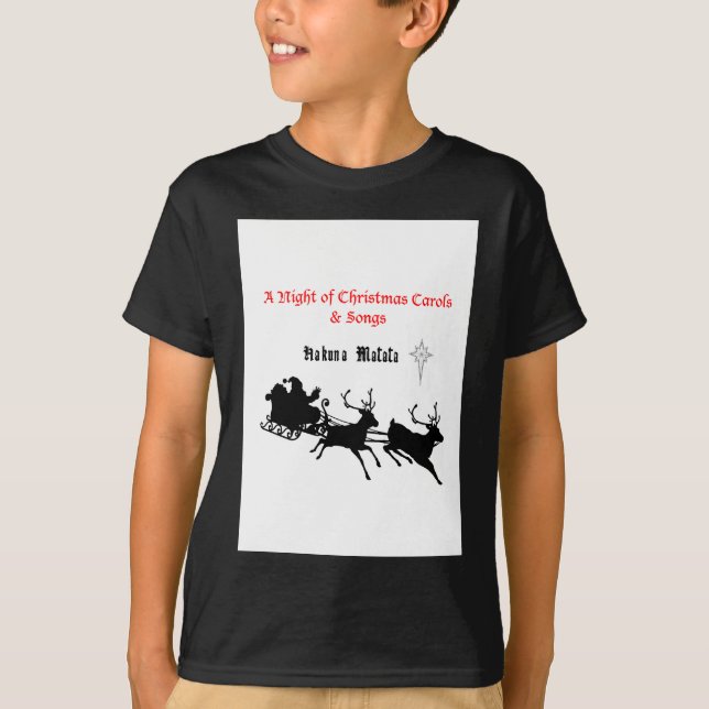 Sing Along Christmas – Carols & Festive Joy T-Shirt (Front)