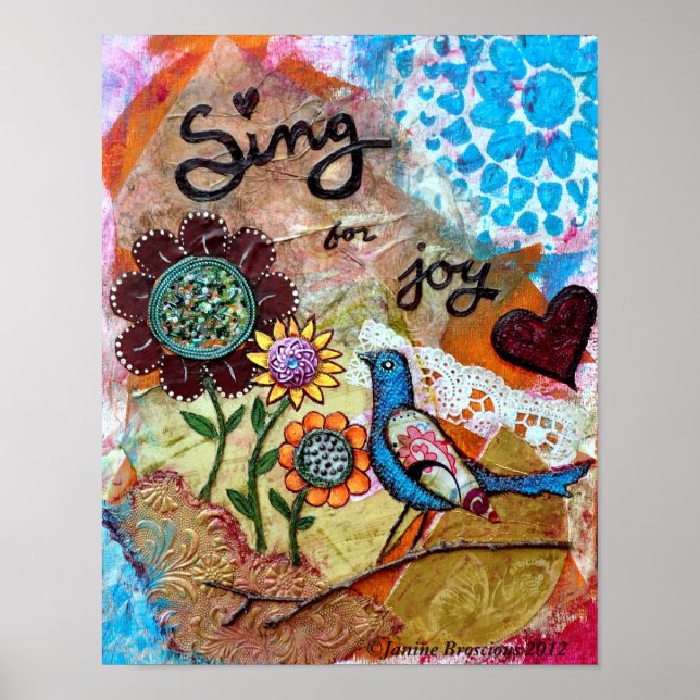 Sing for Joy Art Poster (Front)