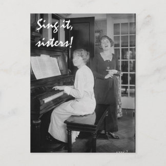 Sing It, Sisters Postcard