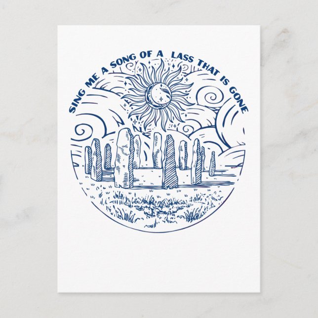 Sing Me A Song Postcard (Front)