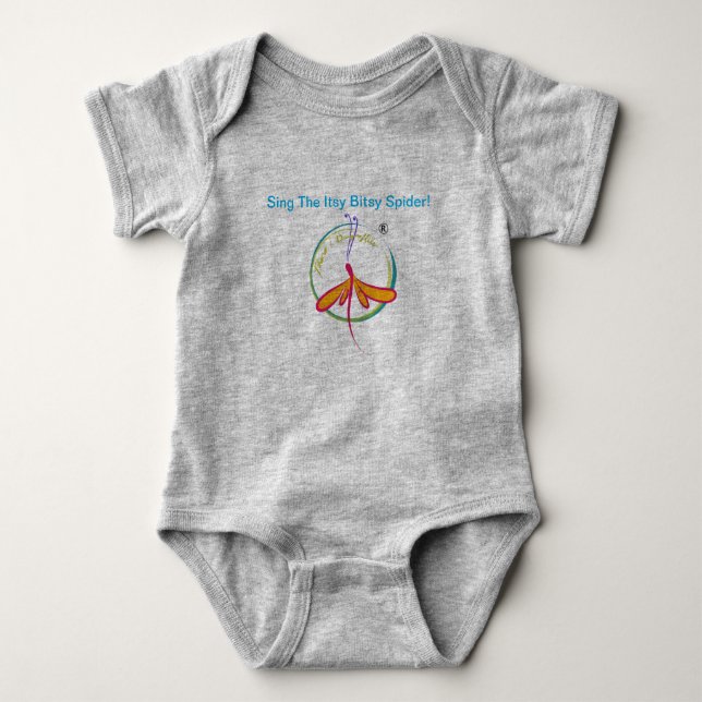 Sing The Itsy Bitsy Spider Baby Bodysuit (Front)