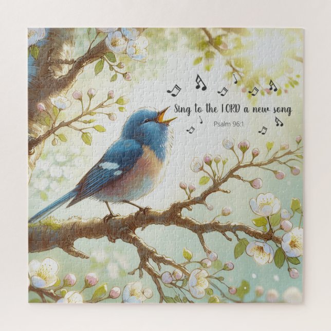 Sing To The LORD A New Song Psalm 96:1 Jigsaw Puzzle (Vertical)