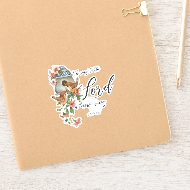 Sing to the Lord, birds and house (Notebook)