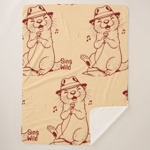 Sing Wild Sherpa Blanket