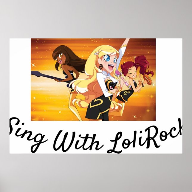 Sing with LoliRock Poster (Front)