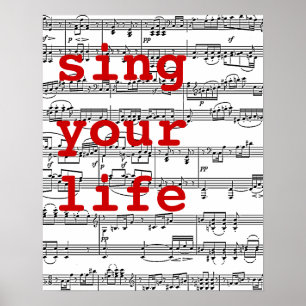 sing your life music poster