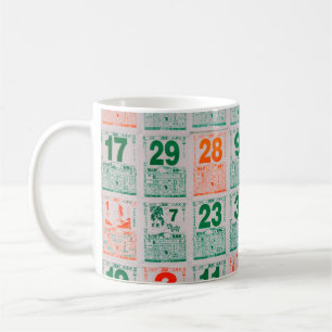 Singapore-21 JUL 2019:Vintage Chinese calendar pap Coffee Mug
