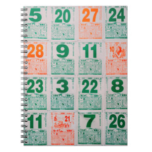 Singapore-21 JUL 2019:Vintage Chinese calendar pap Notebook