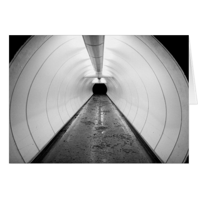 Singapore. An illuminated pedestrian tunnel in (Front Horizontal)