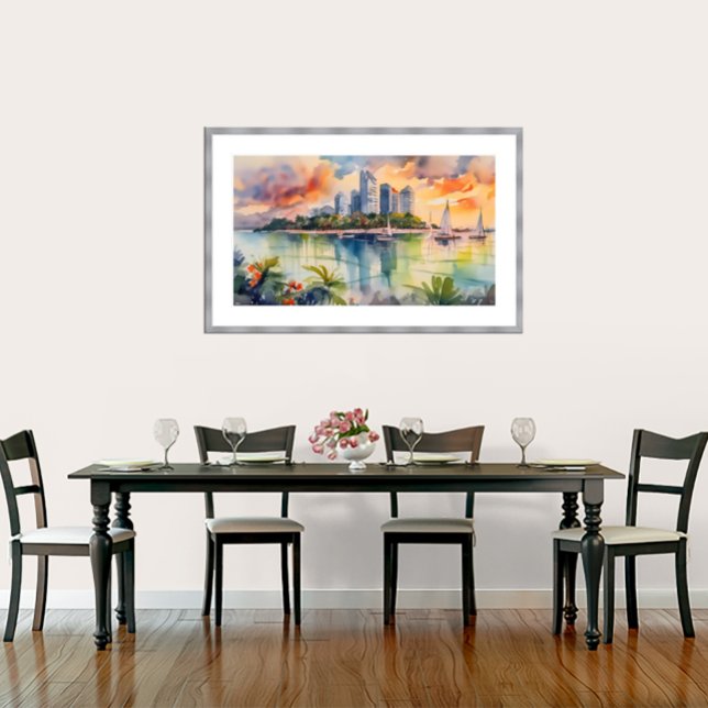 Singapore - Archival Art Print (Singapore Art Print)
